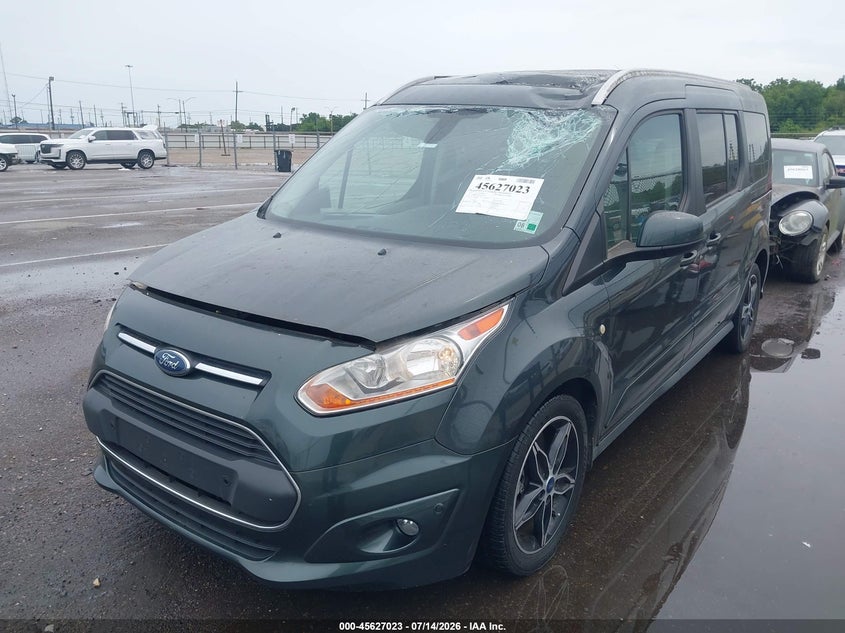 Vin: nm0ge9g72h1317983, lot: 46125489, ford transit connect titanium 20172