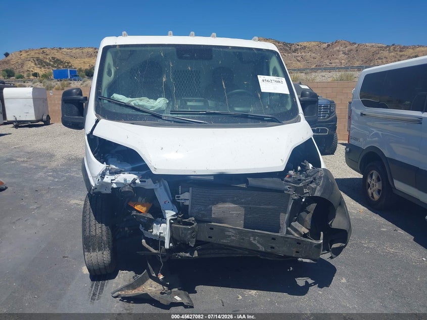 2025 Ram Promaster 1500 Tradesman Low Roof 118 Wb W/Pass Seat VIN: 3C6LRVNG4SE529538 Lot: 45627082