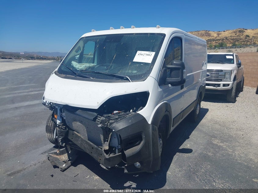 Vin: 3c6lrvng4se529538, lot: 46125548, ram promaster 1500 tradesman low roof 118 wb w/pass seat 20252