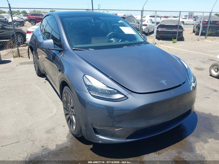 Vin: 7saygdee2pf840550, lot: 46125585, tesla model y awd/long range dual motor all-wheel drive 2023 img_1