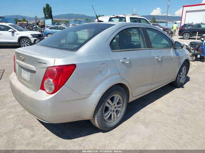 Vin: 1g1jb5sh5c4116184, lot: 46125592, chevrolet sonic 1ls 20124