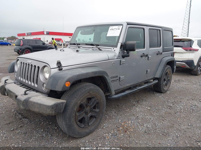 2016 Jeep Wrangler, Engine Damage, IAAI, VIN 1C4BJWDG8GL161172 — photo 2