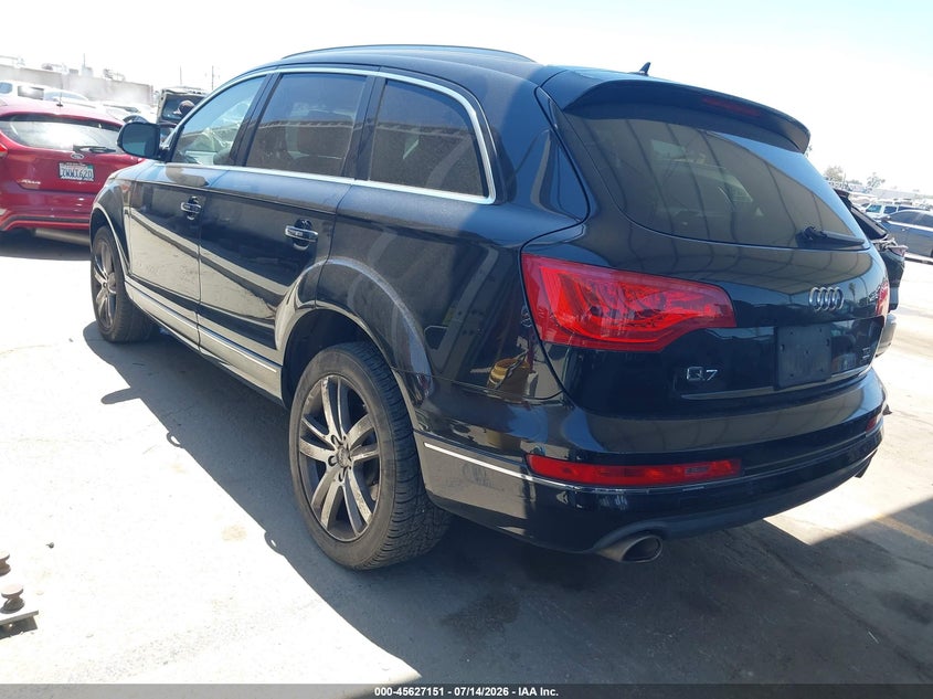 Vin: wa1lmafe0dd007596, lot: 46125617, audi q7 3.0 tdi premium 20133