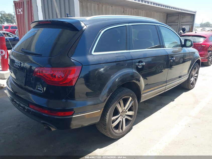 Vin: wa1lmafe0dd007596, lot: 46125617, audi q7 3.0 tdi premium 20134