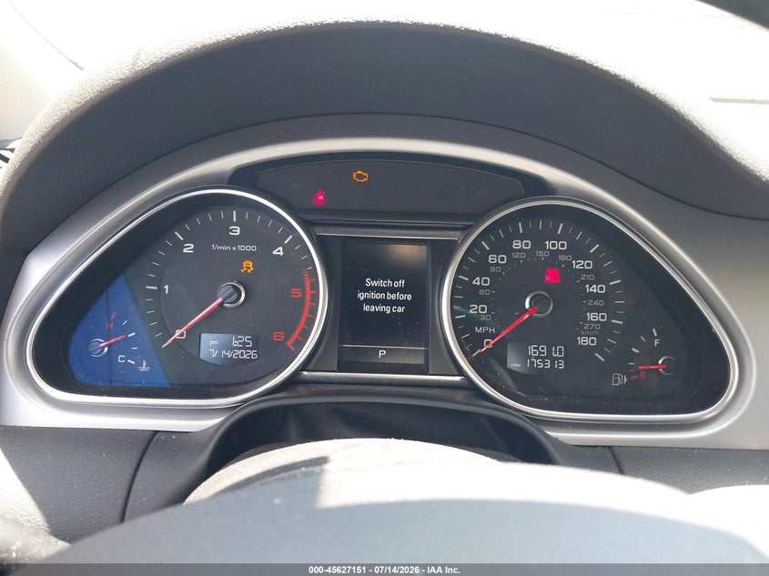 2013 Audi Q7 3.0 Tdi Premium VIN: WA1LMAFE0DD007596 Lot: 45627151