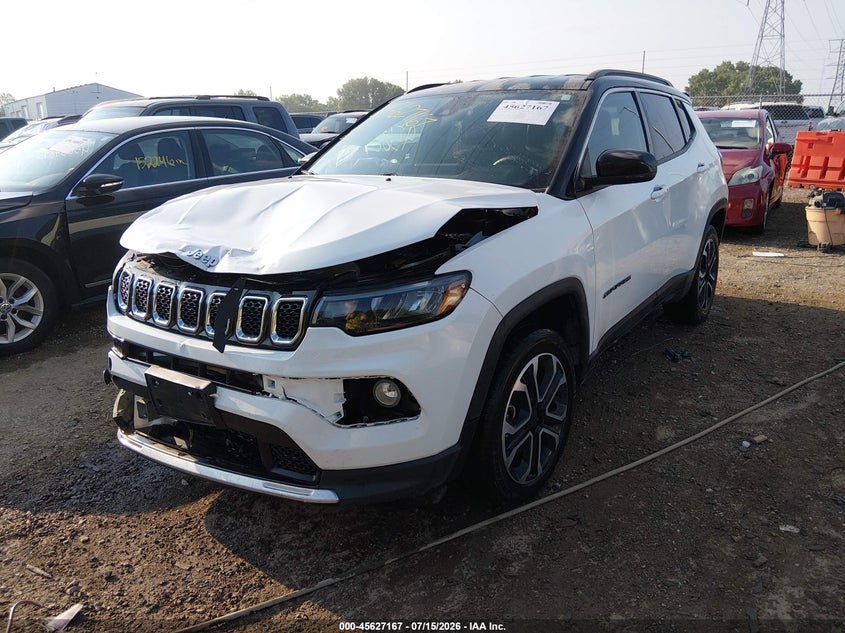 Vin: 3c4njdcn8rt595116, lot: 46125633, jeep compass limited 4x4 20242