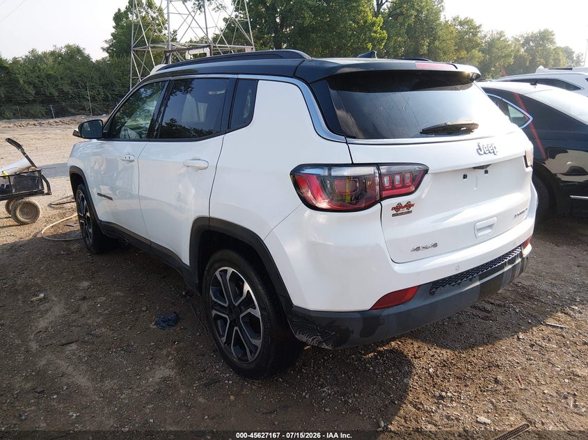 Vin: 3c4njdcn8rt595116, lot: 46125633, jeep compass limited 4x4 20243