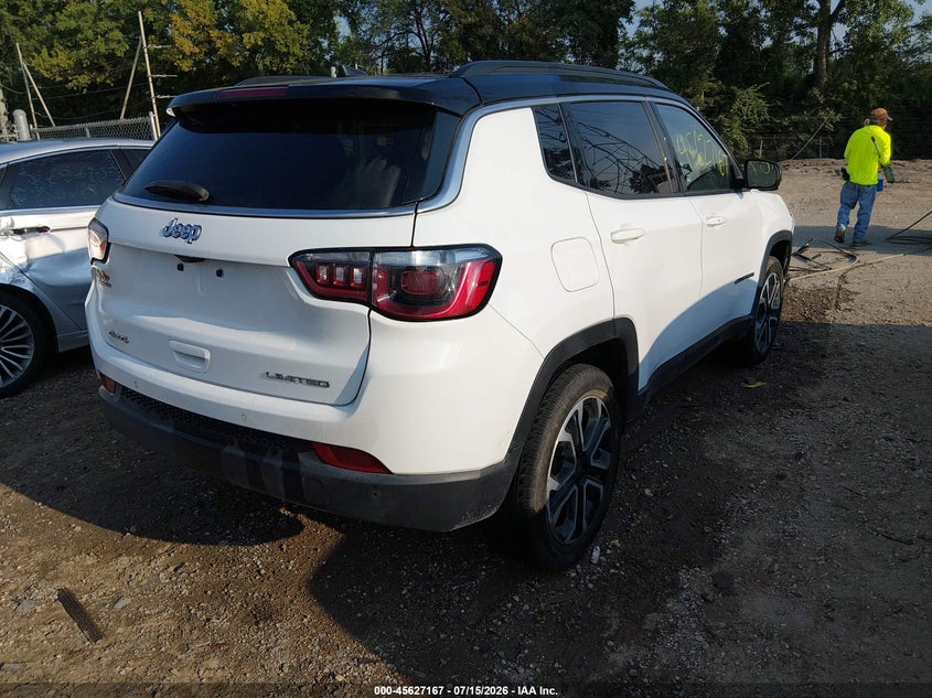 Vin: 3c4njdcn8rt595116, lot: 46125633, jeep compass limited 4x4 20244