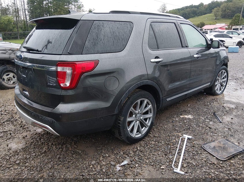 Vin: 1fm5k8f8xgga17428, lot: 46125636, ford explorer limited 20164
