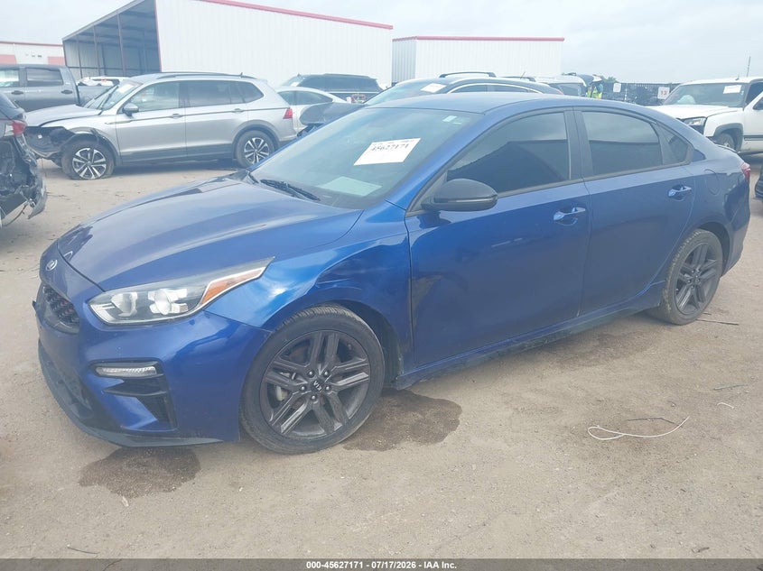 Vin: 3kpf34ad2me327507, lot: 46125637, kia forte gt-line 20212