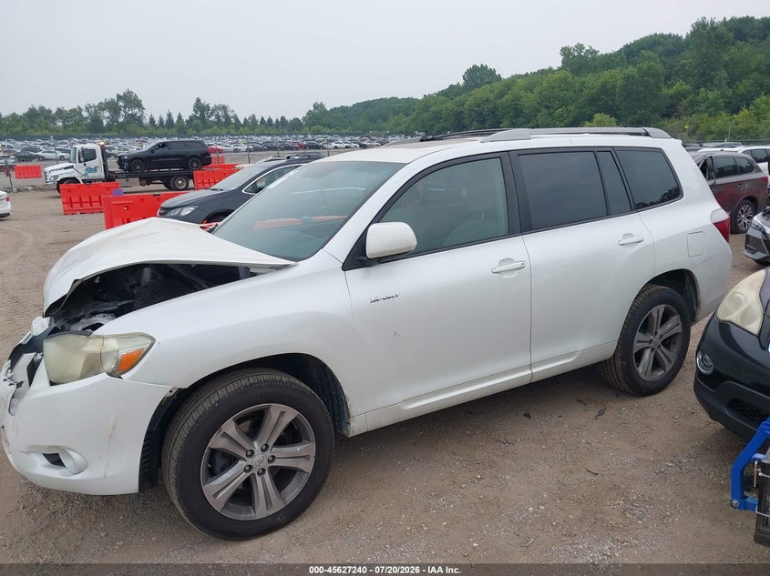 2009 TOYOTA HIGHLANDER SPORT UTILITY VEHICLE 3.5L V-6 DOHC, VVT, 270HP