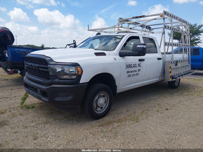 Vin: 3c6ur5hj5pg559462, lot: 46125720, ram 2500 tradesman  4x4 8' box 20232