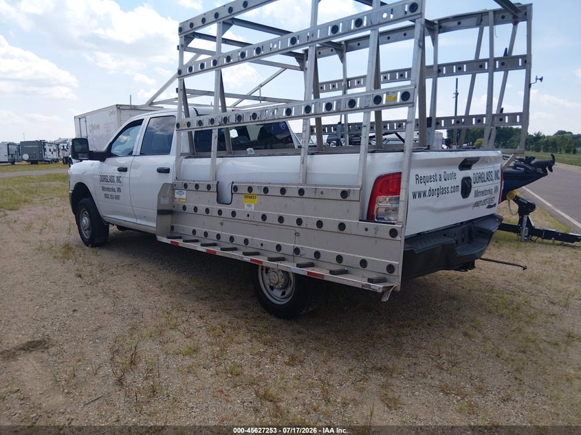 Vin: 3c6ur5hj5pg559462, lot: 46125720, ram 2500 tradesman  4x4 8' box 20233