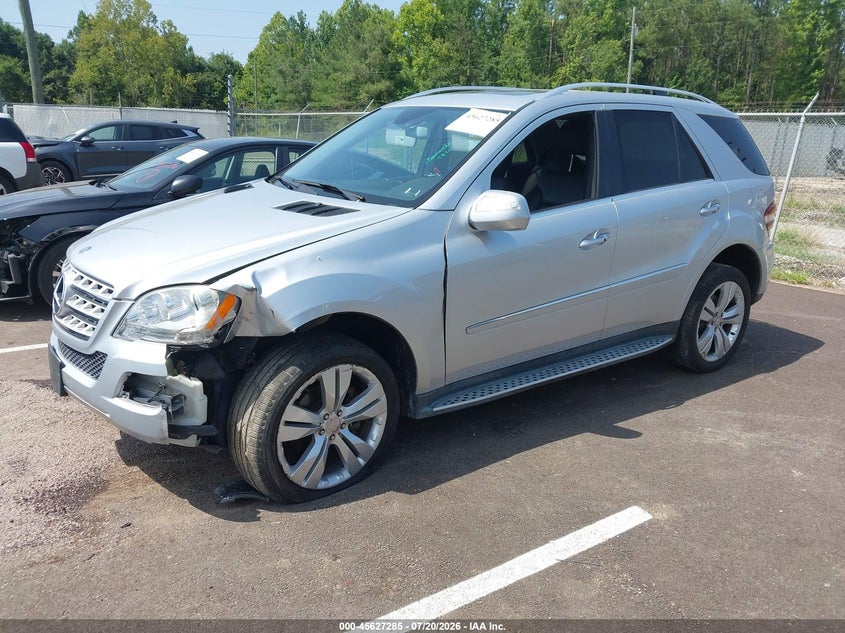 2010 Mercedes-Benz Ml 350 4Matic VIN: 4JGBB8GB8AA603939 Lot: 45627285