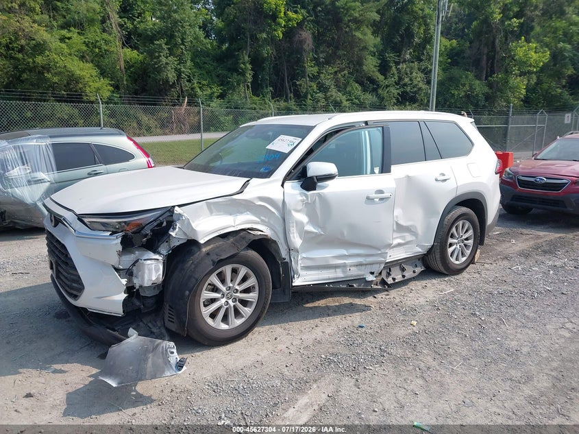Vin: 5tdaaab57rs018666, lot: 46125770, toyota grand highlander xle 20242