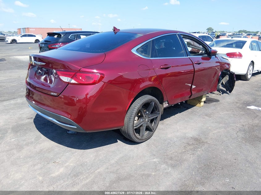 Vin: 1c3cccab4hn503135, lot: 46125795, chrysler 200 limited platinum 20174