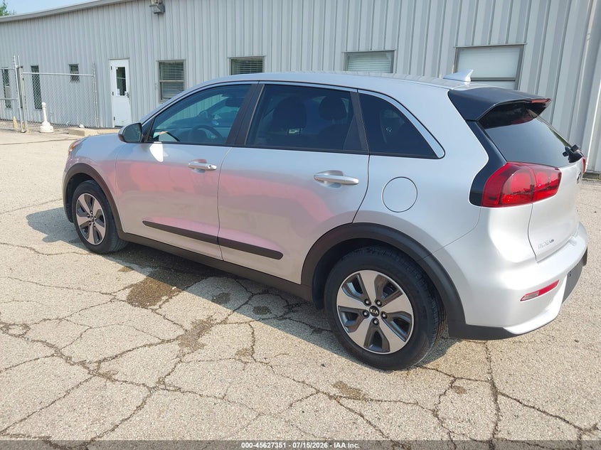 Vin: kndcb3lcxk5299470, lot: 46125817, kia niro fe 20193