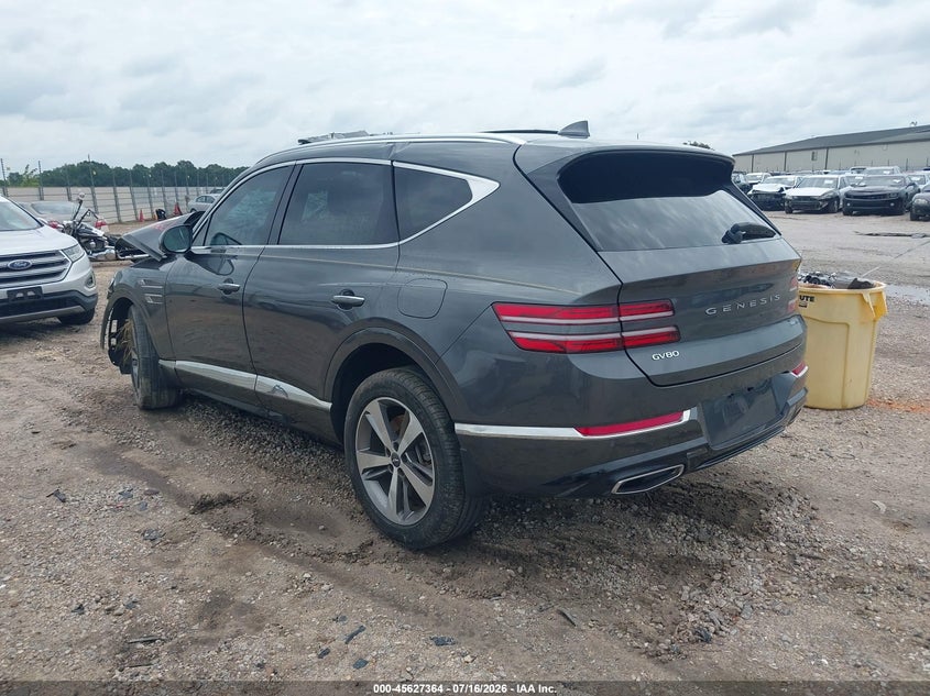 Vin: kmuhcesc8nu078828, lot: 46125830, genesis gv80 3.5t awd 20223