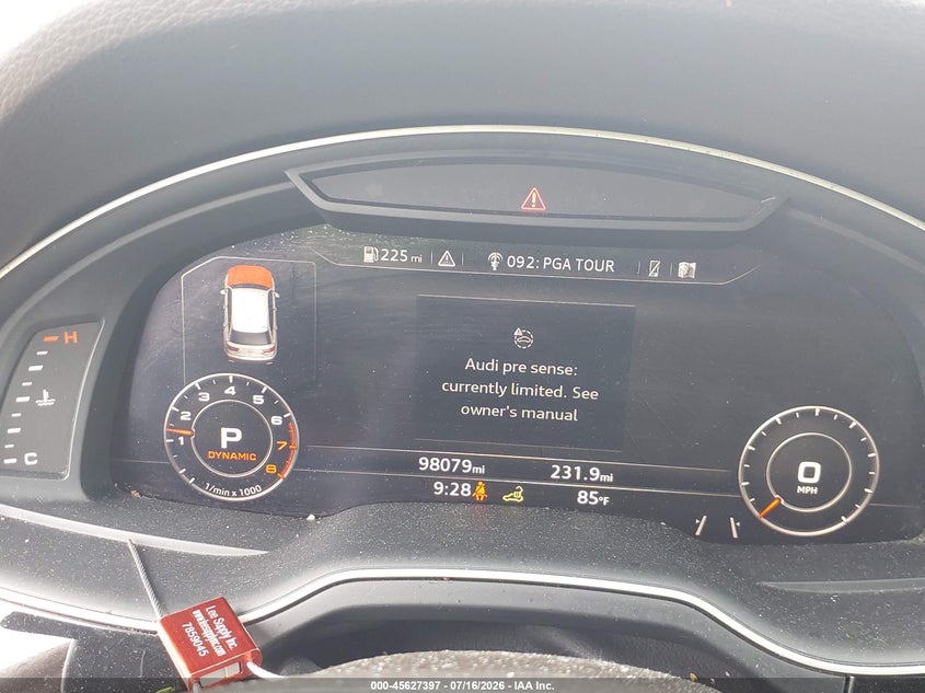 2019 Audi Q7 55 Premium VIN: WA1VAAF75KD008680 Lot: 45627397