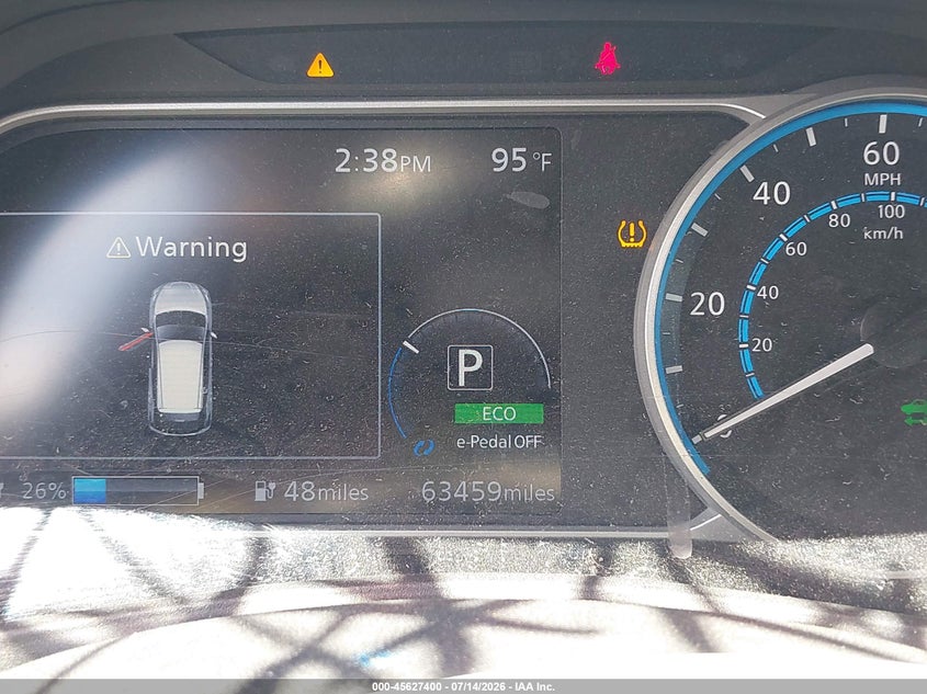 2019 Nissan Leaf Sv VIN: 1N4AZ1CP6KC305440 Lot: 45627400