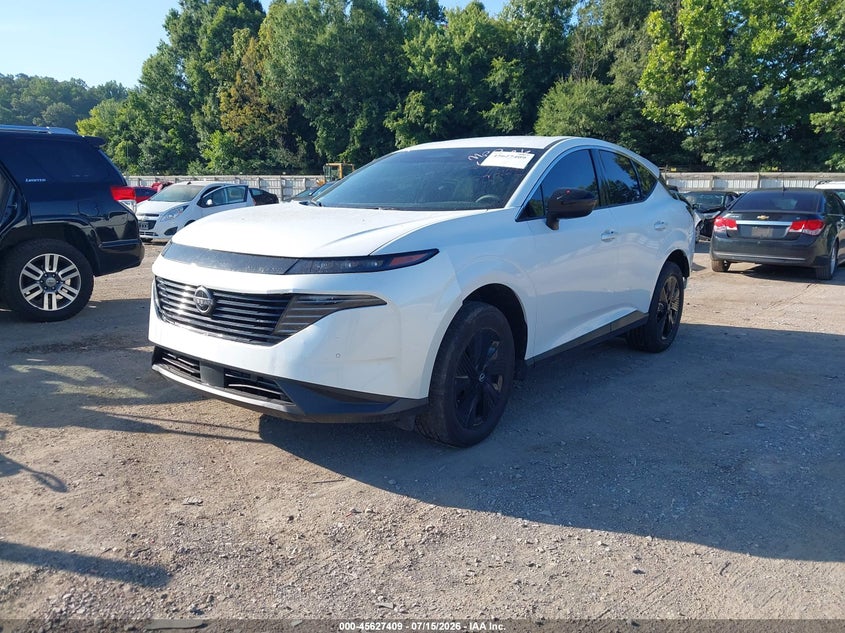 Vin: 5n1az3bs7sc105996, lot: 46125874, nissan murano sv 20252