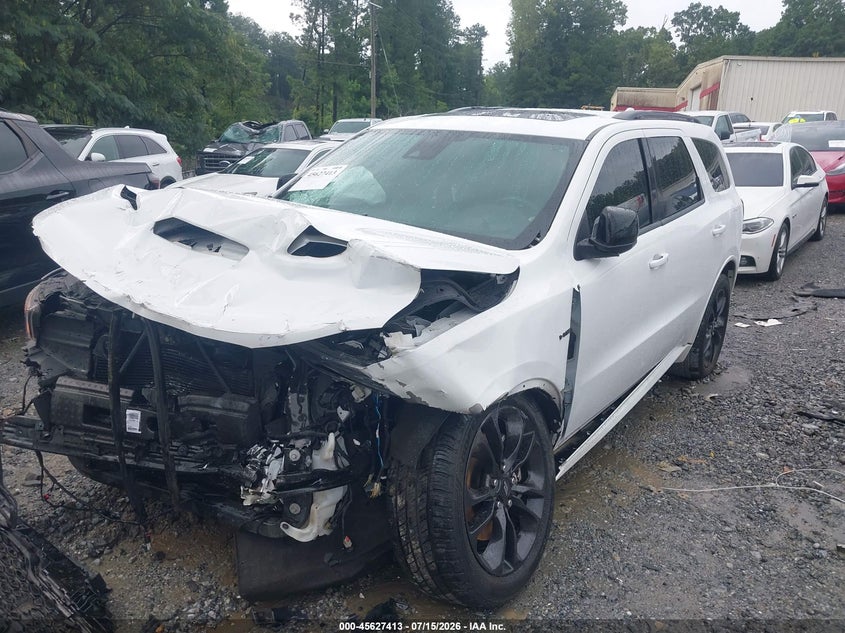 Vin: 1c4sdhct7mc630684, lot: 46125879, dodge durango r/t rwd 20212