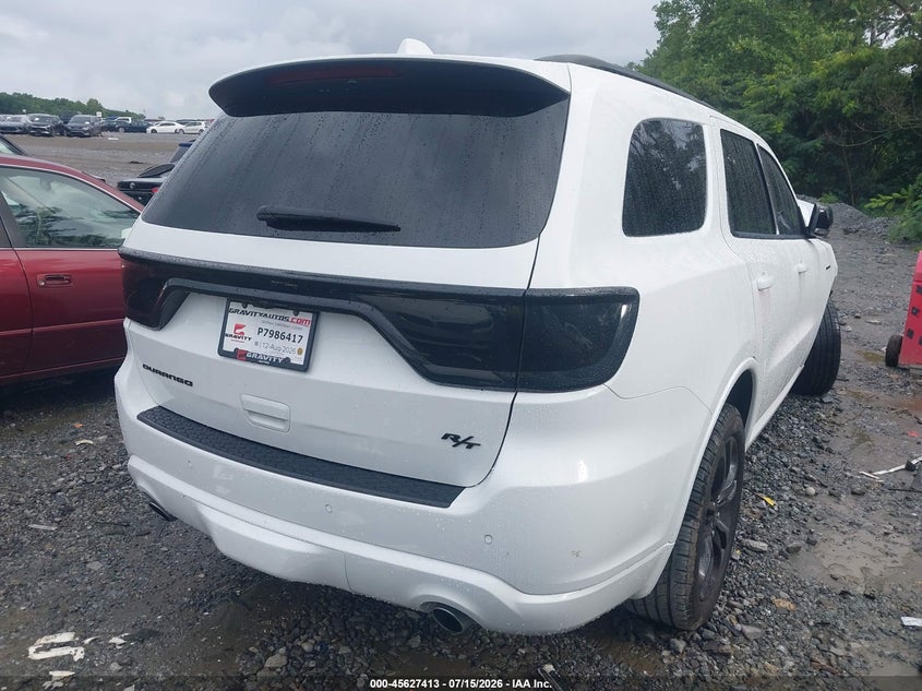 Vin: 1c4sdhct7mc630684, lot: 46125879, dodge durango r/t rwd 20214