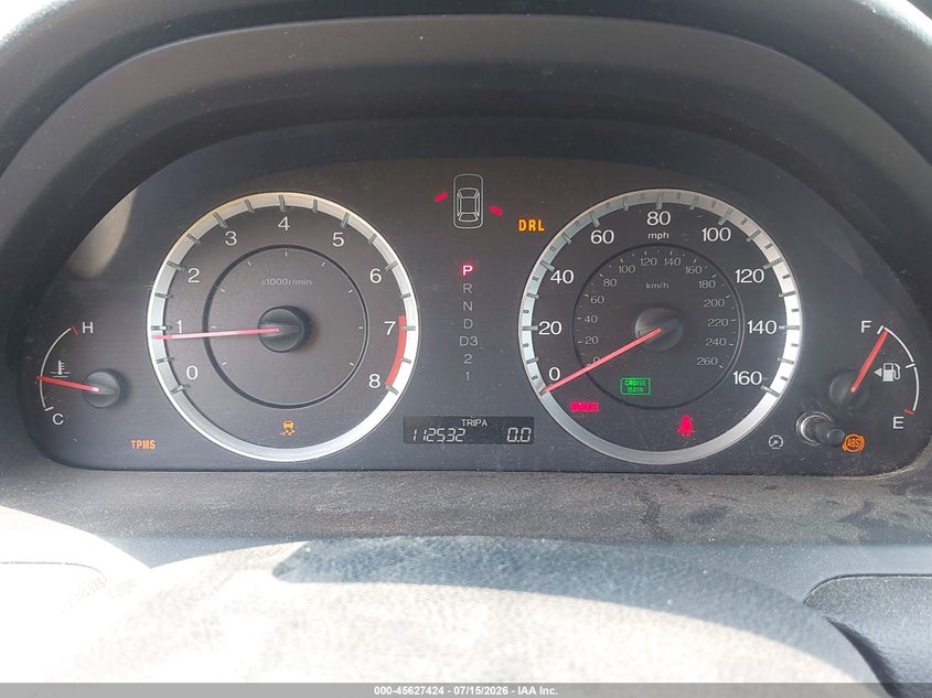 2012 HONDA ACCORD SEDAN 2.4L I-4 DOHC, VVT, 177HP