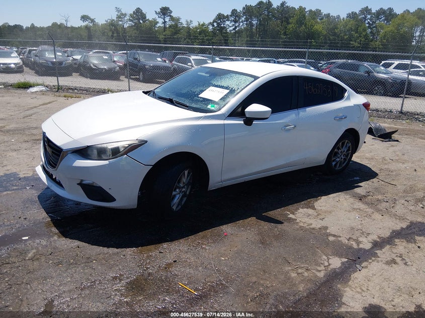 Vin: jm1bm1v70e1121945, lot: 46126005, mazda mazda3 i touring 20142