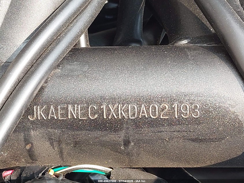 2019 Kawasaki En650 C VIN: JKAENEC1XKDA02193 Lot: 45627598