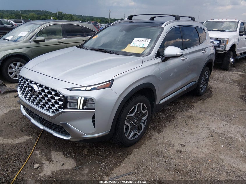 2022 HYUNDAI SANTA FE HYBRID auction photo 2