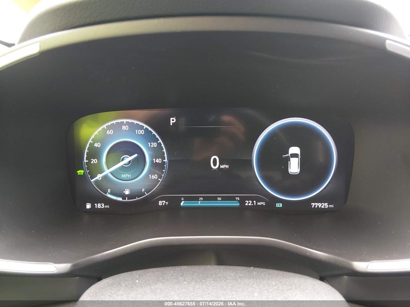2022 HYUNDAI SANTA FE HYBRID auction photo 7