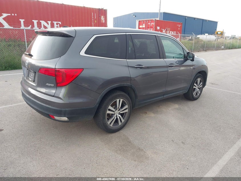Vin: 5fnyf6h58gb084908, lot: 46126162, honda pilot ex-l 20164