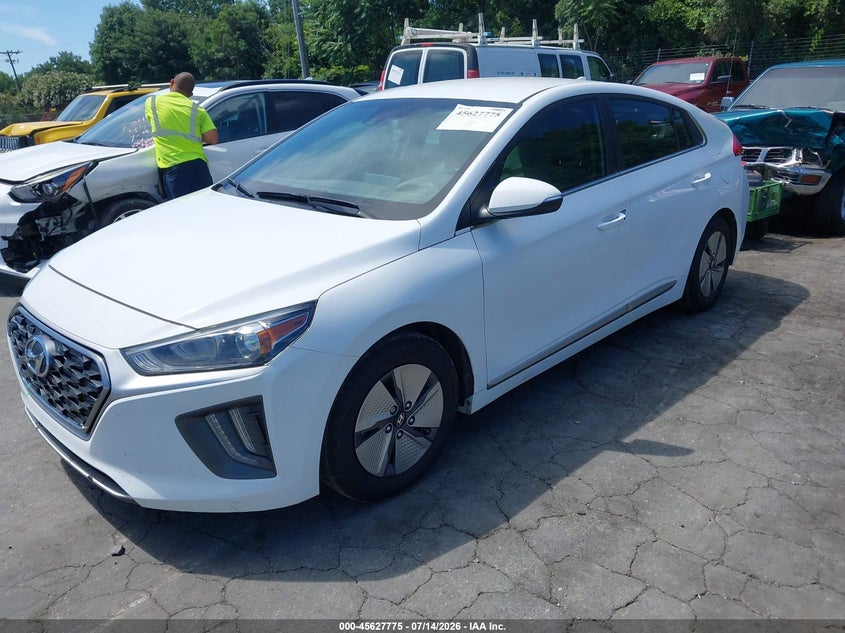 Vin: kmhc75lc9nu282419, lot: 46126241, hyundai ioniq hybrid se 20222