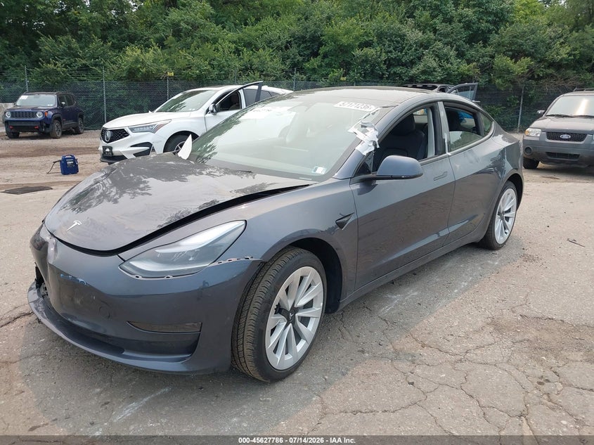 2023 Tesla Model 3, Front End, IAAI, VIN 5YJ3E1EA8PF436323 — photo 2