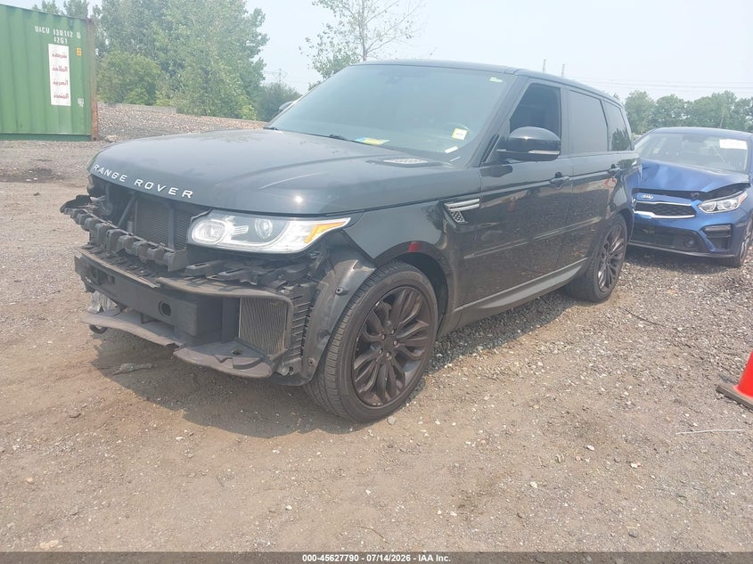 Vin: salwr2wf8ea383252, lot: 46126256, land rover range rover sport 3.0l v6 supercharged hse 20142