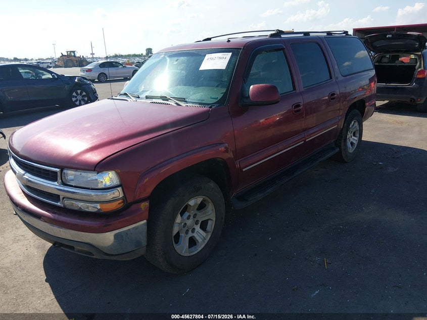 2002 Chevrolet Suburban 1500 Lt VIN: 1GNFK16Z12J195790 Lot: 45627804