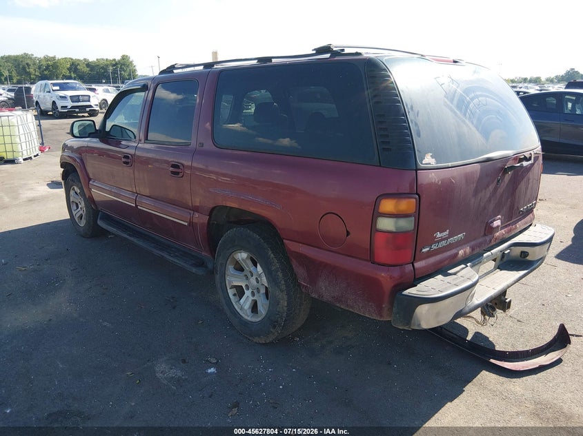 2002 Chevrolet Suburban 1500 Lt VIN: 1GNFK16Z12J195790 Lot: 45627804