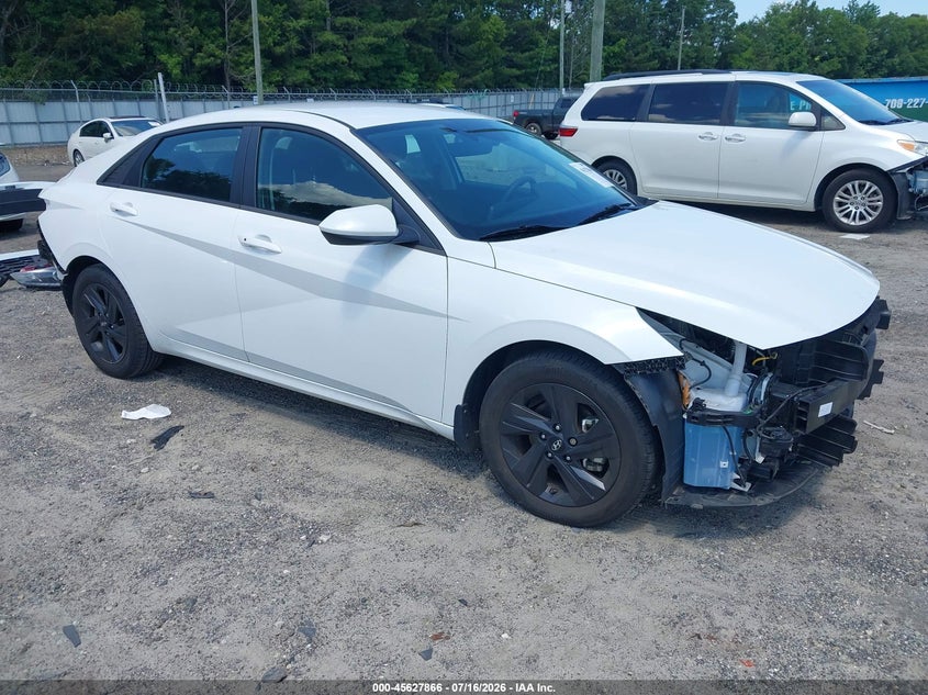 2022 Hyundai Elantra Sel, Rear, IAAI, VIN 5NPLM4AG4NH056795