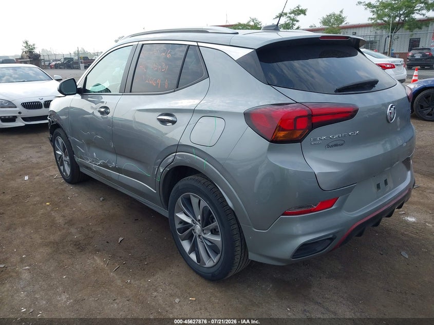 Vin: kl4mmesl2pb152669, lot: 46126342, buick encore gx select awd 20233