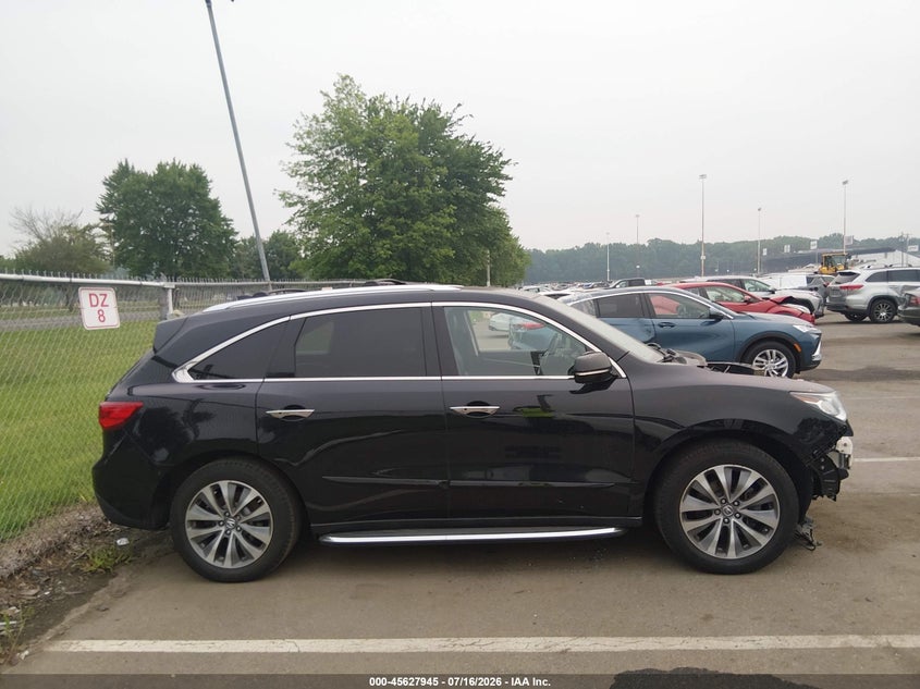 2016 Acura Mdx Technology Entertainment Packages/Technology, Entertainment Acurawatch Plus Packages VIN: 5FRYD4H62GB006870 Lot: 45627945