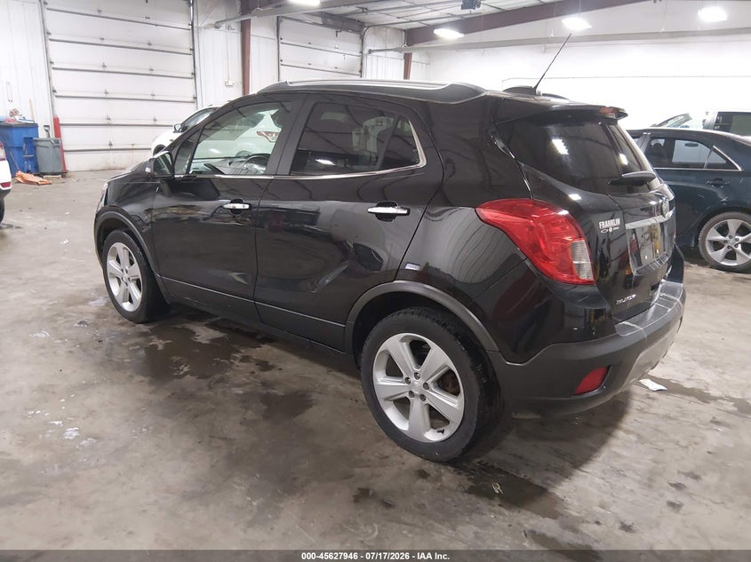 Vin: kl4cjcsb2gb696184, lot: 46126412, buick encore leather 20163
