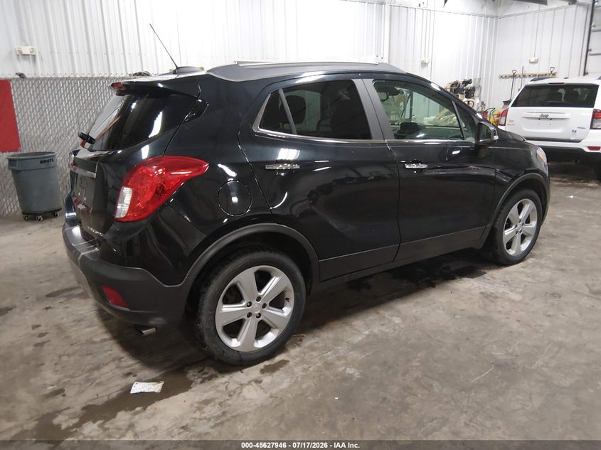 Vin: kl4cjcsb2gb696184, lot: 46126412, buick encore leather 20164