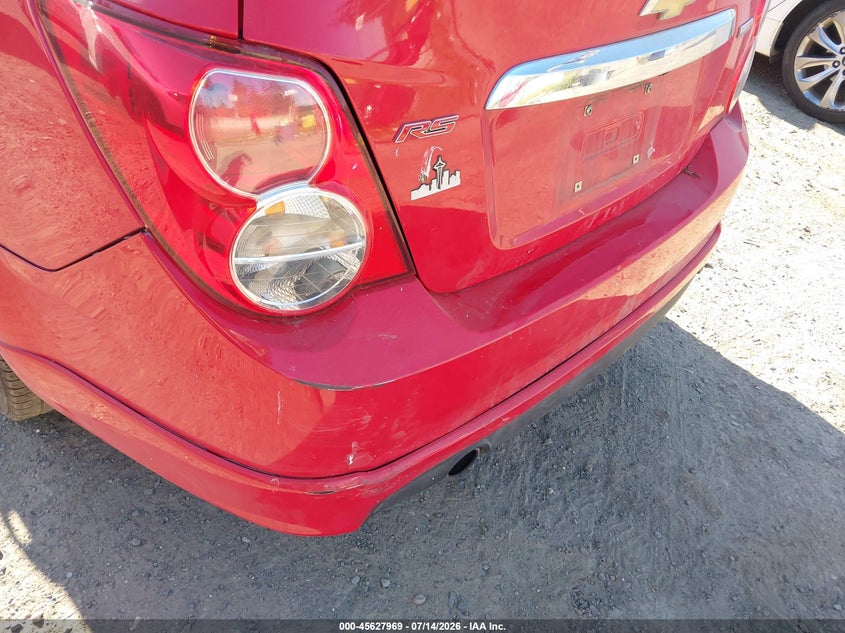 2016 Chevrolet Sonic Rs Auto VIN: 1G1JG5SB9G4113534 Lot: 45627969