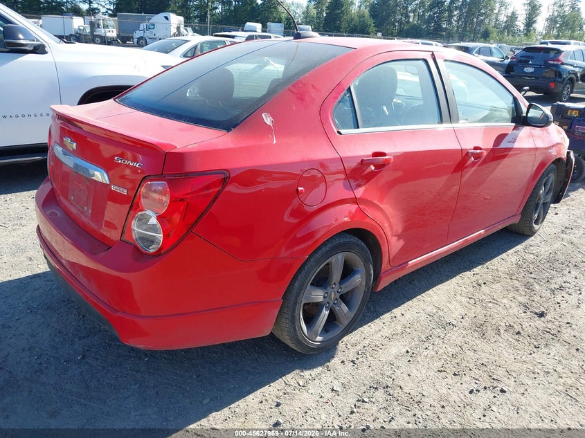 2016 Chevrolet Sonic Rs Auto VIN: 1G1JG5SB9G4113534 Lot: 45627969