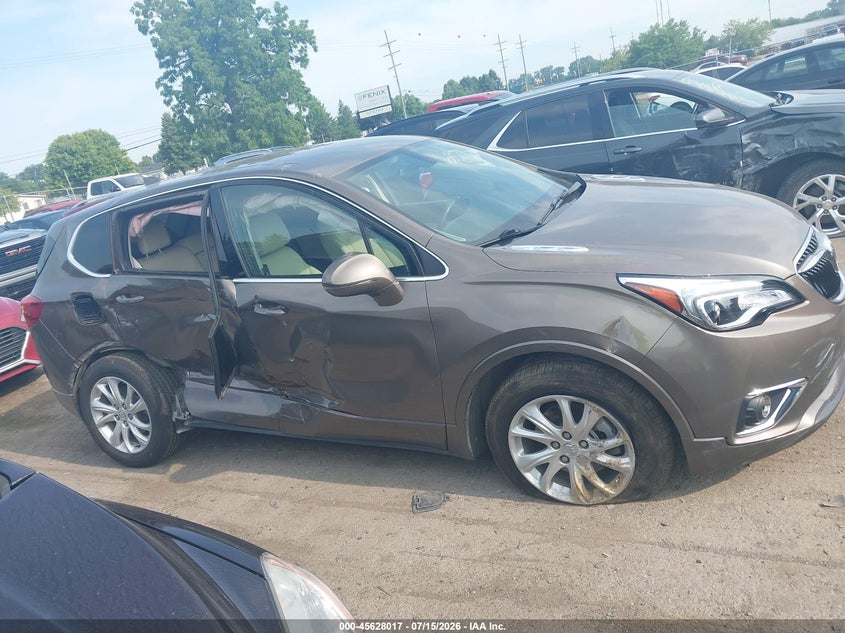 2019 Buick Envision Fwd Preferred VIN: LRBFXBSA8KD091892 Lot: 45628017