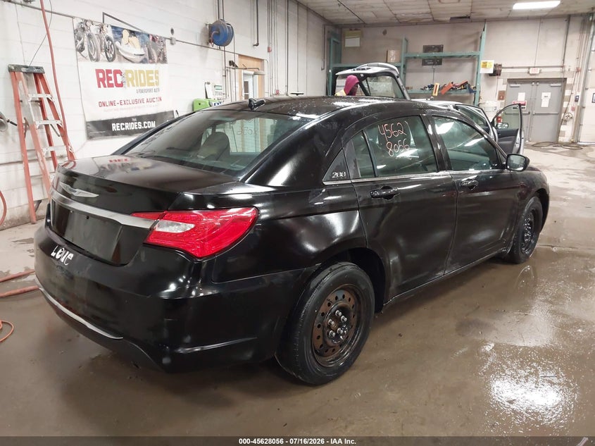 Vin: 1c3ccbab4cn144954, lot: 46126522, chrysler 200 lx 20124