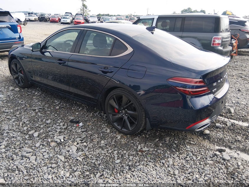 Vin: kmtg54te2nu083477, lot: 46126531, genesis g70 3.3t awd 20223