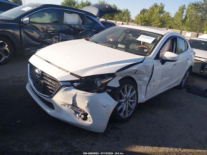 Vin: 3mzbn1w3xhm130570, lot: 46126559, mazda mazda3 grand touring 20172