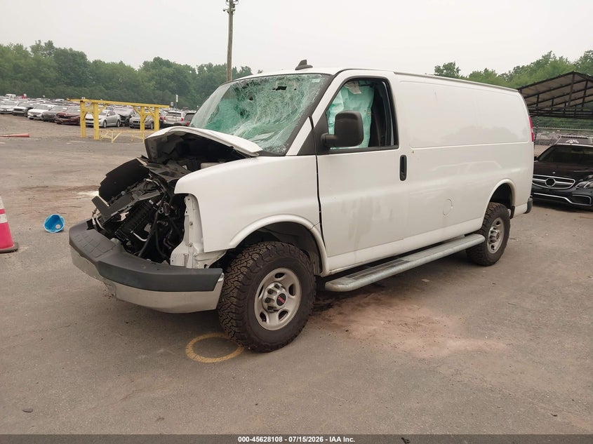 Vin: 1gtw7af71n1264751, lot: 46126574, gmc savana cargo rwd 2500 regular wheelbase work van 20222